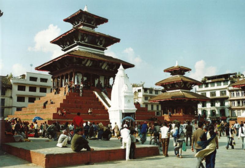 Tempelbezirk "Hanuman-dhoka" in Kathmandu